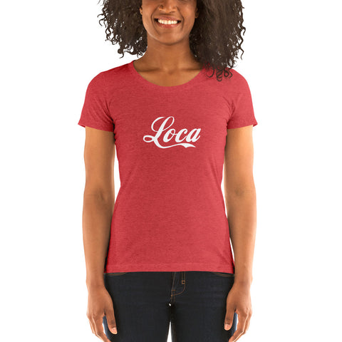 Loca Latina Coke Script - Women's short sleeve t-shirt