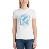 New Mexico Bubble Letter - Short sleeve women's t-shirt
