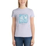 New Mexico Bubble Letter - Short sleeve women's t-shirt